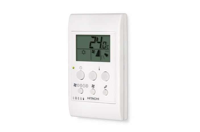 AC montada en la pared controlador cableado simplificado | Hitachi España