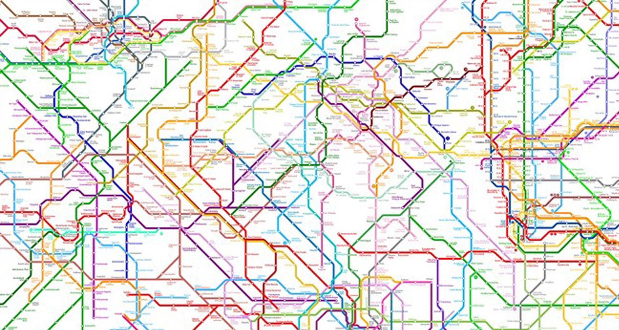Hyperloop Metro Map ¿Cómo sería el mundo conectado por el Hyperloop? | hitachiaircon.com